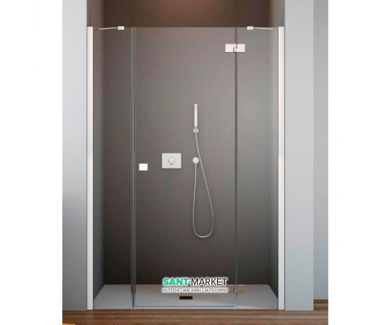 Душові двері Radaway Essenza New DWJS 140 права хром / прозоре скло 384090-01-01 + 385033-01-01R