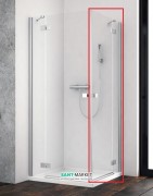 Душові двері Radaway Essenza New KDD 100 права хром / прозоре скло 385062-01-01R