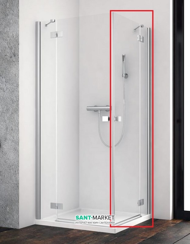 Душові двері Radaway Essenza New KDD 80 права хром / прозоре скло 385061-01-01R