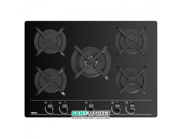 Варильна поверхня газова Teka Easy GBC 75030 KBN чорний 112580028
