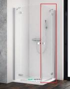 Душові двері Radaway Essenza New KDD 100 права хром / прозоре скло 385062-01-01R