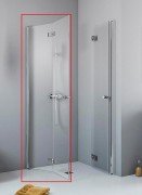 Душові двері Radaway Essenza New KDD-B 100 ліва без порога хром / прозоре скло 385072-01-01LB