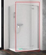 Душові двері Radaway Essenza New KDJ 100 права хром / прозоре скло 385040-01-01R