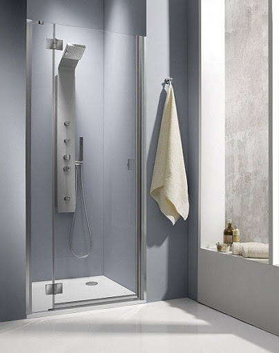 Душевая дверь Radaway Essenza DWJ 80 левая хром/прозрачное стекло 32712-01-01NL