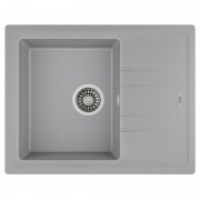 Мойка для кухни Teka Stone 45 B-TG 1B 1D врезная 1 чаша серый металлик 115330042