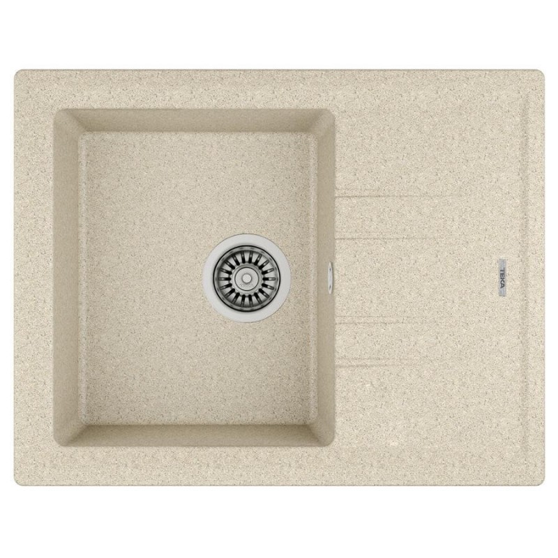 Мойка для кухни Teka Stone 45 B-TG 1B 1D врезная 1 чаша песочный 115330044