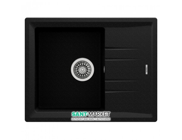Мойка для кухни Teka Stone 45 B-TG 1B 1D врезная 1 чаша черный металлик 115330045