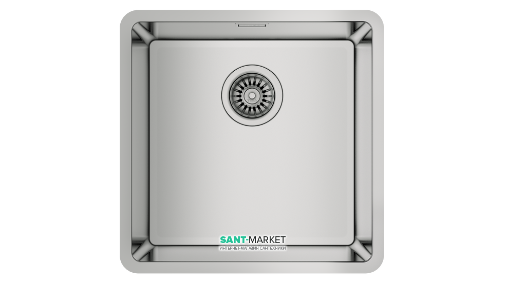Мийка для кухні Teka BE LINEA RS15 40.40 врізна 1 чаша нержавіюча сталь 115000007