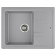 Мойка для кухни Teka Stone 45 B-TG 1B 1D врезная 1 чаша серый металлик 115330042