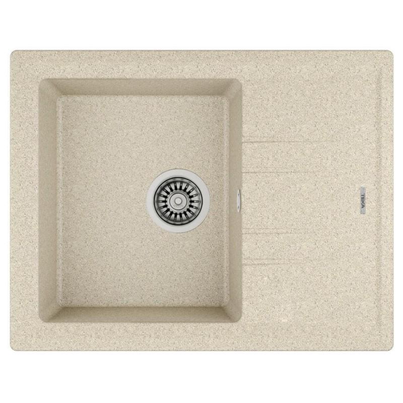 Мойка для кухни Teka Stone 45 B-TG 1B 1D врезная 1 чаша песочный 115330044