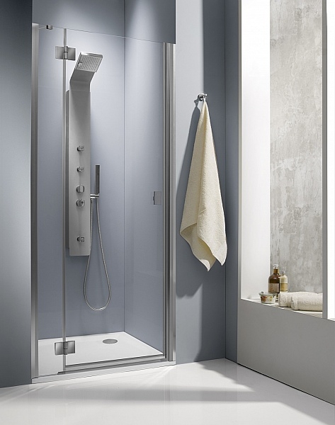 Душові двері Radaway Essenza DWJ 100 ліва хром / коричневе скло 32722-01-08NL