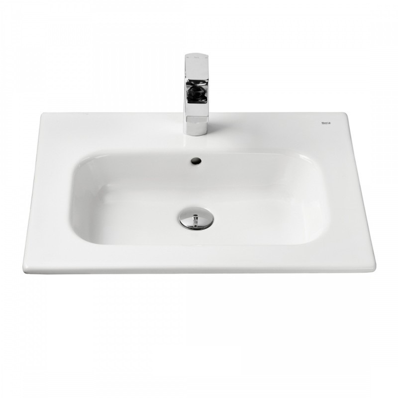 Раковина для ванної кімнати Roca Victoria з установкою на тумбу 605х450 ​​мм кераміка білий A32799E000