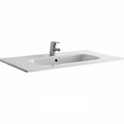 Раковина для ванной комнаты Roca Victoria-N с установкой на тумбу 1000х460 мм керамика белый A32799B000