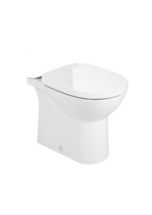 Унитаз напольный Roca Debba Round Rimless 35х65.5 см керамика белый A34299P000
