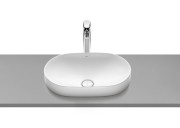 Раковина для ванної кімнати Roca Inspira Round 55х37 см накладна кераміка білий A327527000