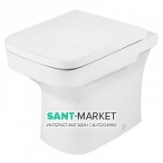 Унитаз напольный пристенный Roca Dama-N Rimless 36х60 см керамика белый A34278L000