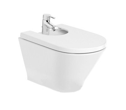 Біде підвісне Roca Gap Round 35.5х54 см кераміка білий A3570N6000