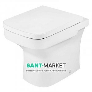 Унітаз підлоговий пристінний Roca Dama-N Rimless 36х60 см кераміка білий A34278L000