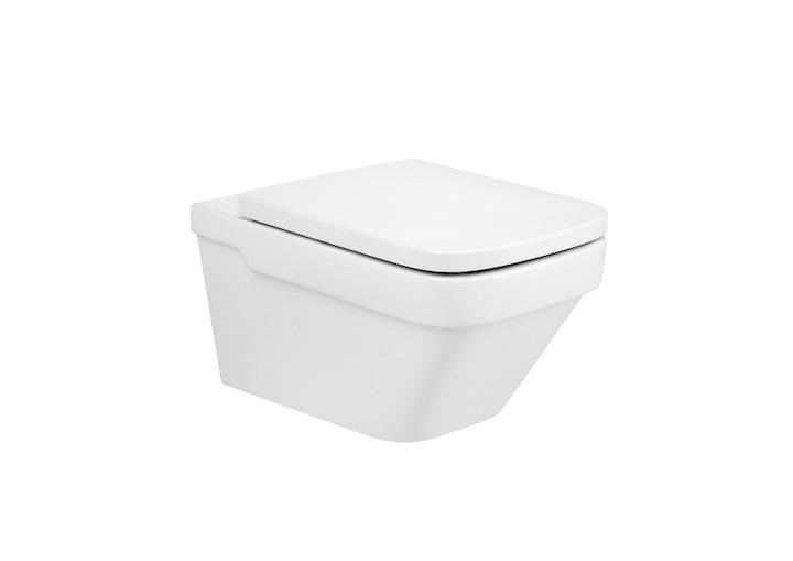 Унітаз підвісний Roca Dama-N Rimless 36х57 см кераміка білий A34678L000