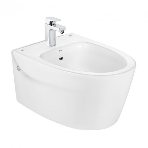 Биде подвесное Roca Khroma 39х61 см керамика белый A357655000