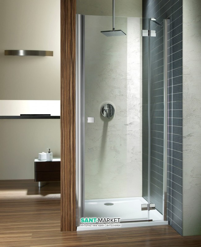 Душевая дверь Radaway Almatea DWJ 100 правая хром/прозрачное стекло 31302-01-01N