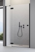 Душові двері Radaway Essenza New Black DWJ 90 ліва чорний / прозоре скло 385013-54-01L