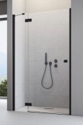 Душові двері Radaway Essenza New Black DWJ 130 ліва чорний / прозоре скло 385017-54-01L