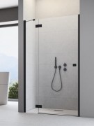 Душові двері Radaway Essenza New Black DWJ 120 ліва чорний / прозоре скло 385016-54-01L