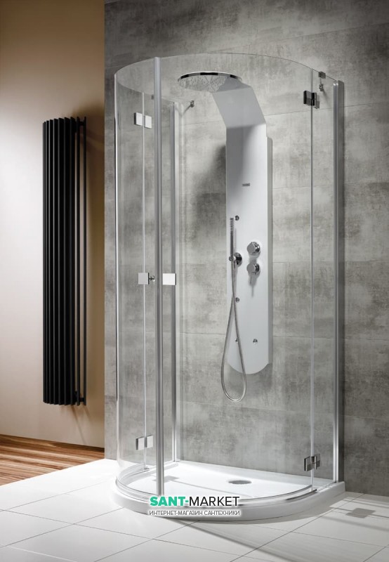 Душова кабіна Radaway Almatea P 100х90 профіль хром / прозоре скло 30722-01-01N