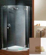 Душова кабіна Radaway Almatea PDJ 90х90 права профіль хром / коричневе скло 30702-01-08N