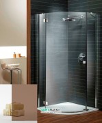 Душова кабіна Radaway Almatea PDJ 90х90 ліва профіль хром / коричневе скло 30602-01-08N