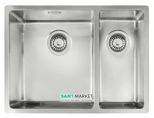 Мойка для кухни Teka BE LINEA R15 2B 580 под столешницу 2 чаши нержавеющая сталь 10125167