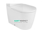 Унитаз напольный Roca Inspira Rimless 37.5х64.5 см керамика белый A342526000