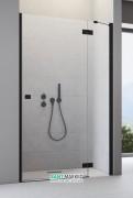 Душові двері Radaway Essenza New Black DWJ 120 права чорний / прозоре скло 385016-54-01R