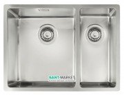 Мойка для кухни Teka BE LINEA R15 2B 580 под столешницу 2 чаши нержавеющая сталь 10125167