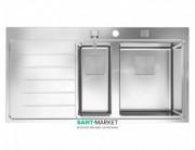 Мийка для кухні Teka Zenit R15 1 + 1 / 2B 1D LHD врізна 2 чаші нержавіюча сталь 13139008