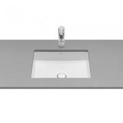 Раковина для ванної кімнати Roca Inspira Square 56х35 см монтаж під стільницю кераміка білий A327535000