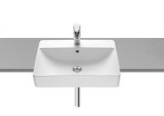 Раковина для ванної кімнати Roca Inspira Square 55х42 см вбудована кераміка білий A32753S000