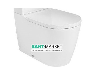 Унитаз напольный Roca Inspira Rimless 37.5х64.5 см керамика белый A342526000