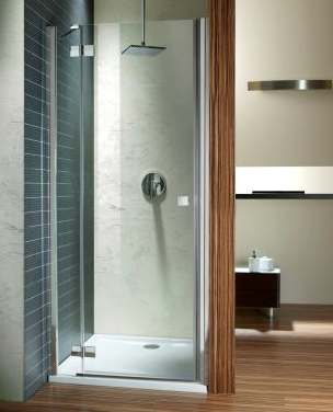 Душові двері Radaway Almatea DWJ 100 ліва хром / скло інтімато 31202-01-12N