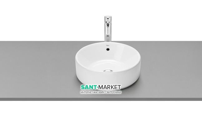 Раковина для ванной комнаты Roca Alter 39х39 см накладная керамика белый A3270MJ000