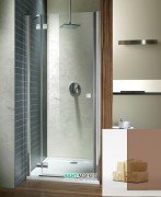 Душевая дверь Radaway Almatea DWJ 100 левая хром/коричневое стекло 31202-01-08N