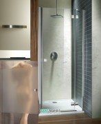 Душевая дверь Radaway Almatea DWJ 110 правая хром/стекло интимато 31312-01-12N