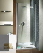 Душевая дверь Radaway Almatea DWJ 120 правая хром/стекло графит 31502-01-05N