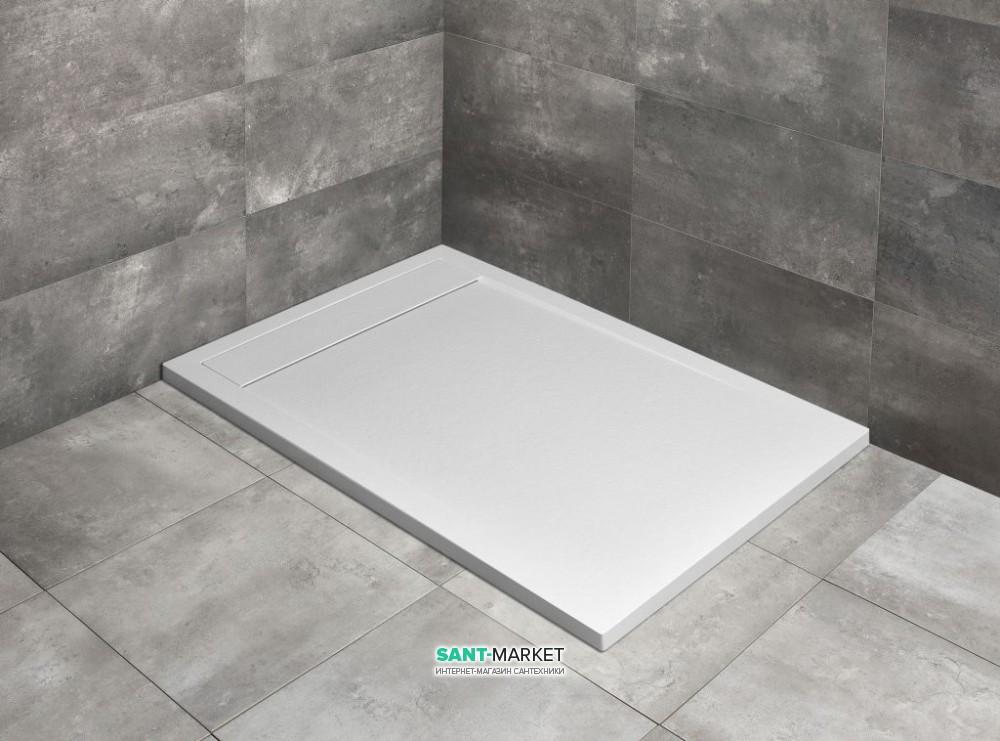 Душовий піддон Radaway Teos F 140x80 см литий камінь білий HTF14080-04