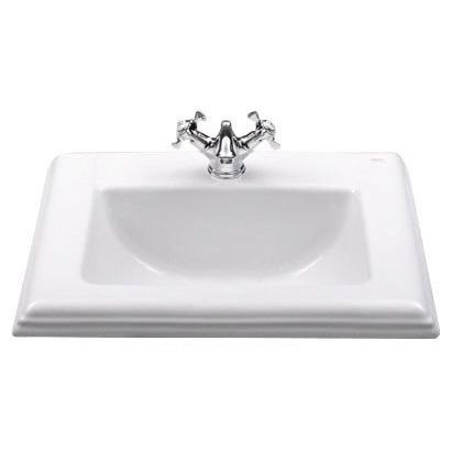 Раковина для ванной комнаты Roca America 58х47.5 см врезная керамика белый A327495000