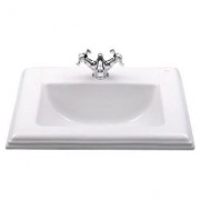 Раковина для ванной комнаты Roca America 58х47.5 см врезная керамика белый A327495000