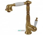 Смеситель для кухни с выдвижной лейкой BUGNATESE OXFORD OXBR6388