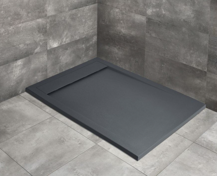 Душовий піддон Radaway Teos F 210x100 см литий камінь антрацит HTF210100-64