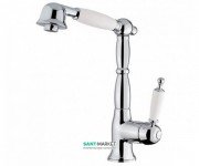 Смеситель для кухни с выдвижной лейкой BUGNATESE OXFORD OXCR6388